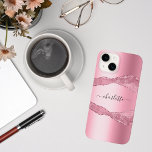 rosa agate marble namn-skript<br><div class="desc">rosa och agate,  marble stone-utskrift som bakgrund Anpassa och lägg till ditt namn. Namn är skrivet med ett modernt handskript i stil.</div>