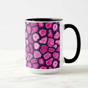 Rosa agate-segment mugg