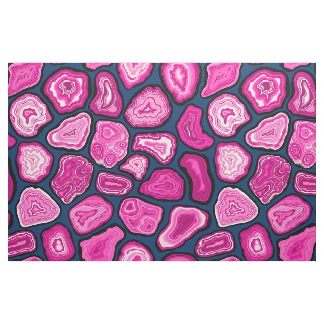 Rosa agate-segment tyg (Fat Quarter)