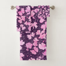 Rosa Akrylfärg Flower Petals