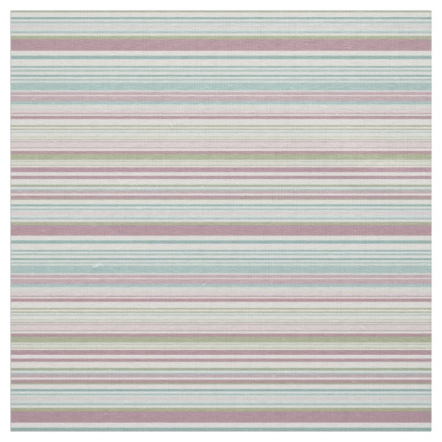 Rosa, akva, mint, vårregn och mauve-ränder tyg (Prov)