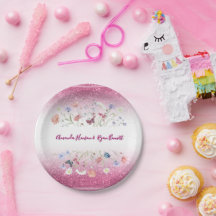 Rosa akvarell blommande blomma bröllop