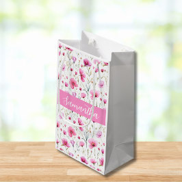 Rosa akvarell vildblomma namn