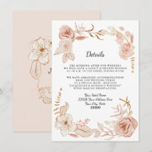 Rosa akvarellblommig terrakotta detaljer n hotell