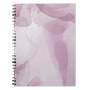 Rosa akvarellspiral Fotoanteckningsbok (80 sidor) Anteckningsbok