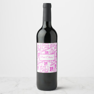 ROSA ALLT VINFLASKA ETIKETT