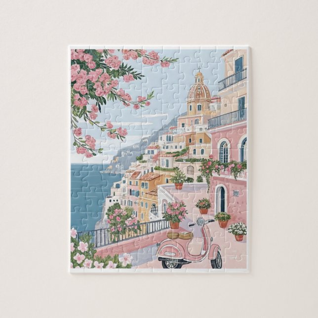 Rosa Amalfi Pussel (Vertikal)