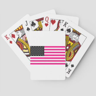 rosa American flagga Casinokort
