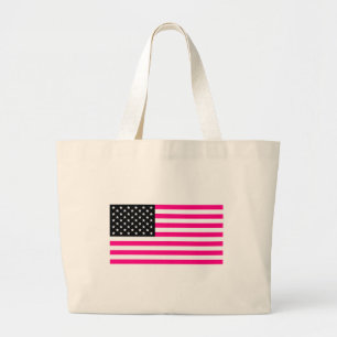 rosa American flagga Jumbo Tygkasse