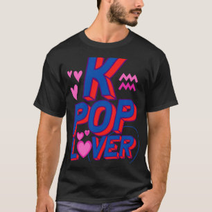 Rosa &_ Lila Cute K-POP T Shirt
