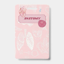 Rosa anatomisk medicinsk student estetisk design