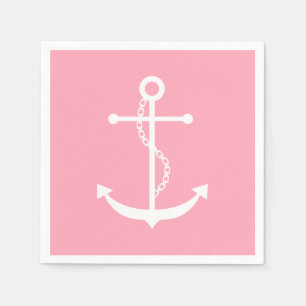 Rosa Anchor Pappersservett