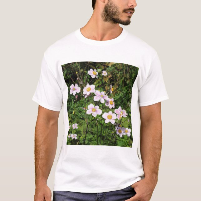 Rosa Anemones T Shirt (Framsida)
