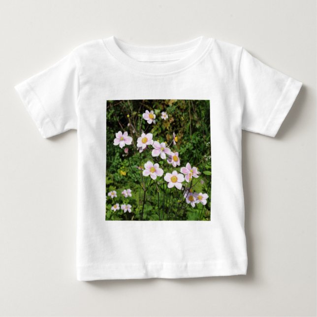 Rosa Anemones Tee Shirt (Framsida)