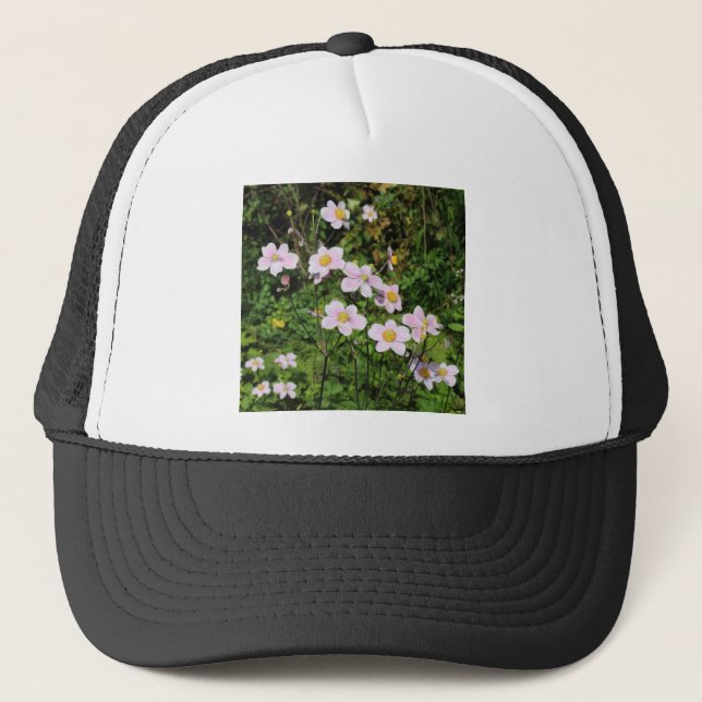 Rosa Anemones Truckerkeps (Framsida)