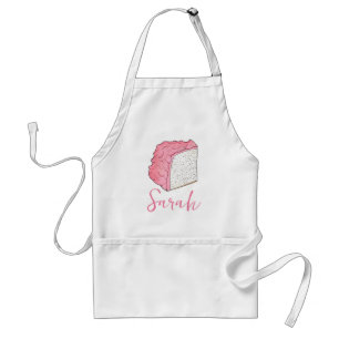 Rosa Angel Food Cake Segce Baking Personlig Förkläde