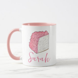 Rosa Angel Food Cake Segce Baking Personlig Mugg