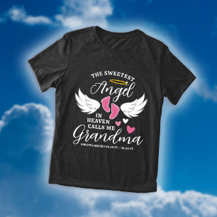 Rosa ängel kallar mig mormor Förlust av barnbarn T Shirt