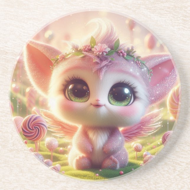 Rosa Angel Underlägg (Framsidan)