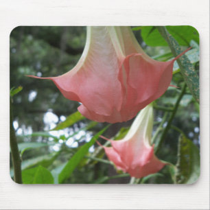 Rosa Änglar trumpetblommor Musmatta