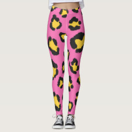 Rosa Animal Print Cheetah Leopard Spoted Leggings