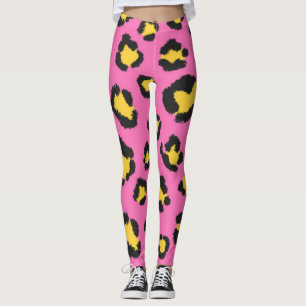 Rosa Animal Print Cheetah Leopard Spoted Leggings