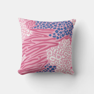 Rosa Animal Print Fusion Kudde