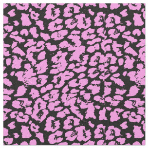 Rosa Animal Spots Abstrakt, Cheetah like Tyg