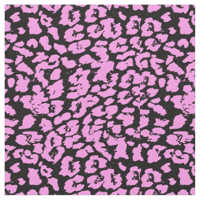 Rosa Animal Spots Abstrakt, Cheetah like Tyg (Närbild)