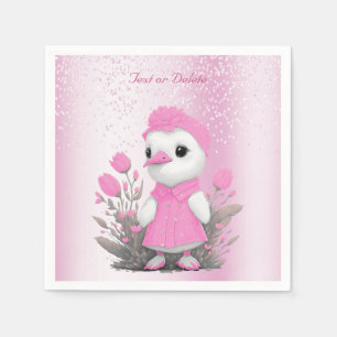 Rosa Anka Napkins Pappersservett