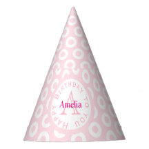 Rosa anpassa party hat