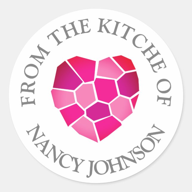 Rosa anpassningsbar från klistermärken (Framsida)