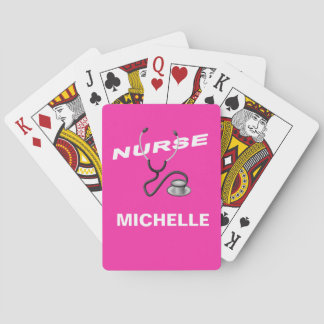 ROSA Anpassningsbar Nurse Namn Casinokort