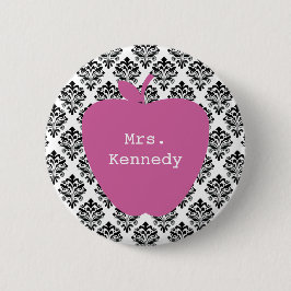 Rosa Apple damastlärare Knapp