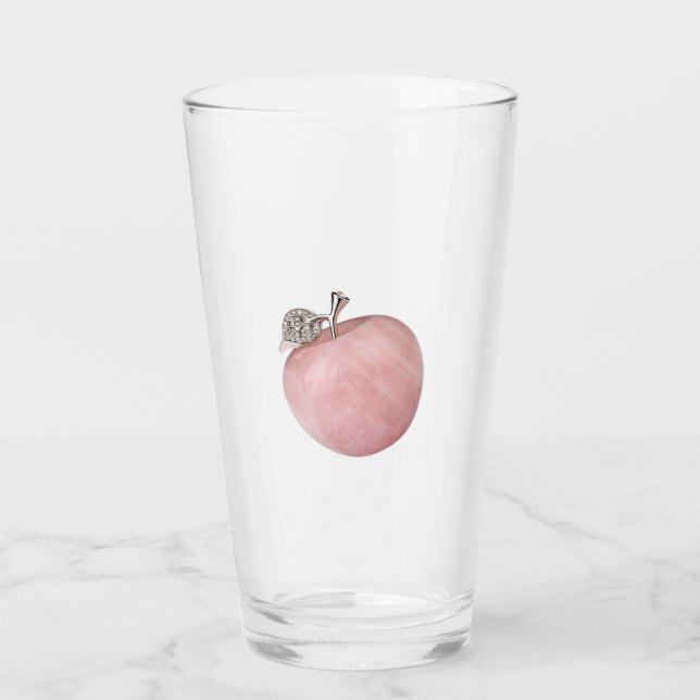 Rosa Apple Glass Glaskopp (Framsida)