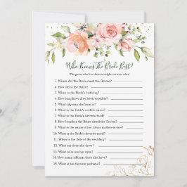 Rosa Apricot Ro Foliage som känner till Bride Best Inbjudningar