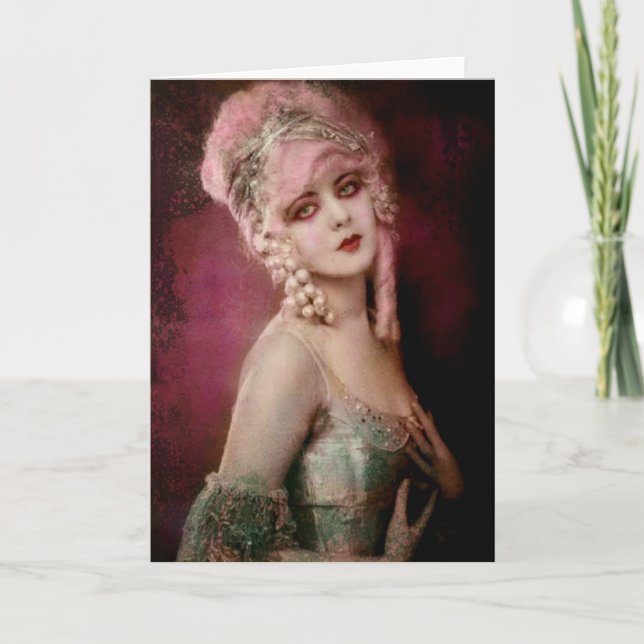 rosa är en bra sak helgkort (Framsida)