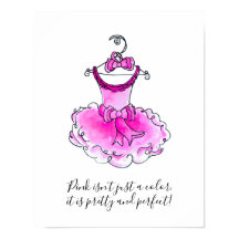 Rosa är inte bara en färg-flickors rosa party-klän