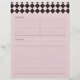 Rosa Argyle Recipe Letterhead