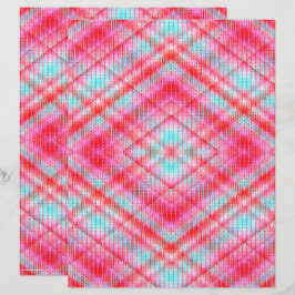 Rosa Argyle Scrapbookspapper 2-Sidig Sida