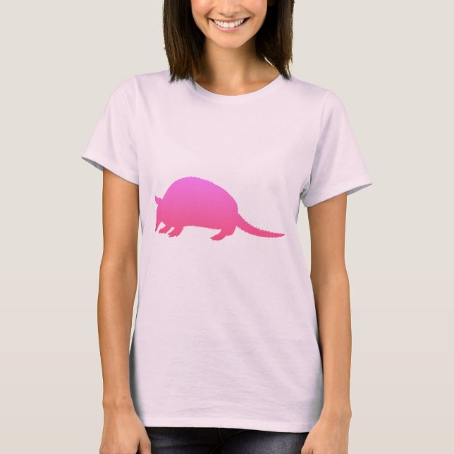 Rosa Armadillo T-shirt (Framsida)