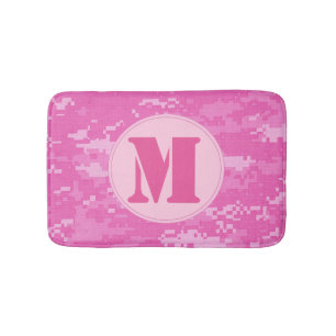 Rosa ARMY ACU Camo Camouflage Mönster Bath Mat Badrumsmatta