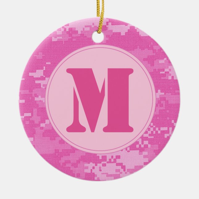 Rosa ARMY ACU Camo Camouflage Mönster Ornament (Framsidan)