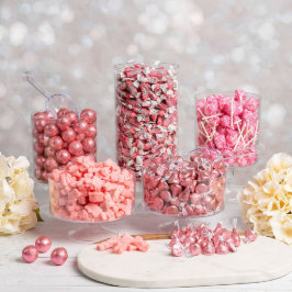 Rosa Assorterad Candy Buffet