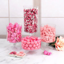 Rosa Assorterad Candy Mini-Buffet