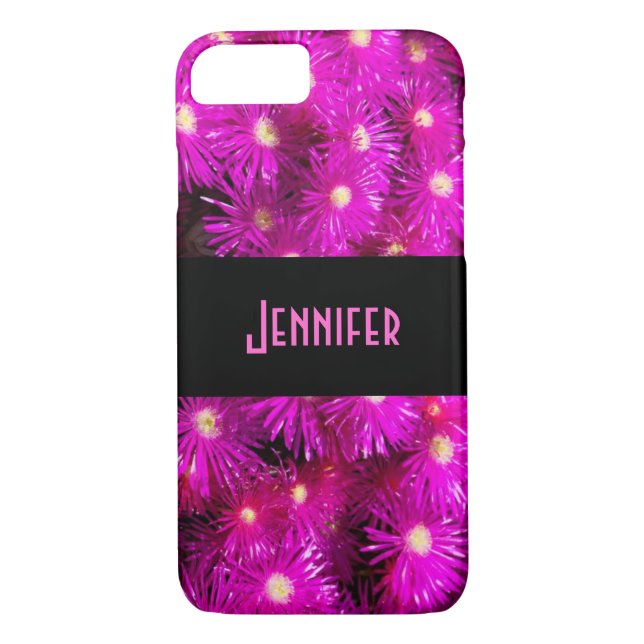 Rosa Aster Flowers Case-Mate iPhone Skal (Baksida)