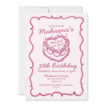 Rosa att tjejen Heart Coquette Cherry Cake Birthda