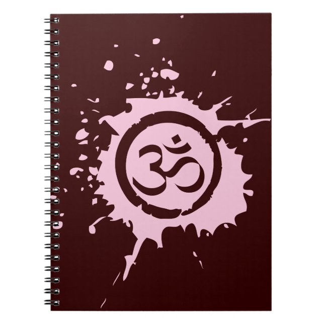 Rosa Aum Organic Planet Notebook Journal Anteckningsbok (Framsidan)