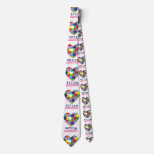 rosa autism-medvetandegörare manar necktie-halsen slips