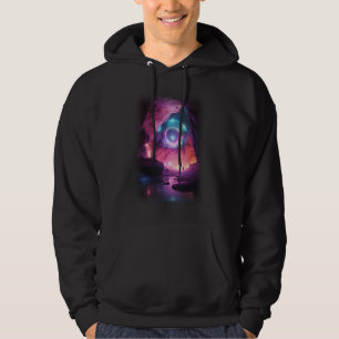 rosa av 3D Glowing Stone Hoodie